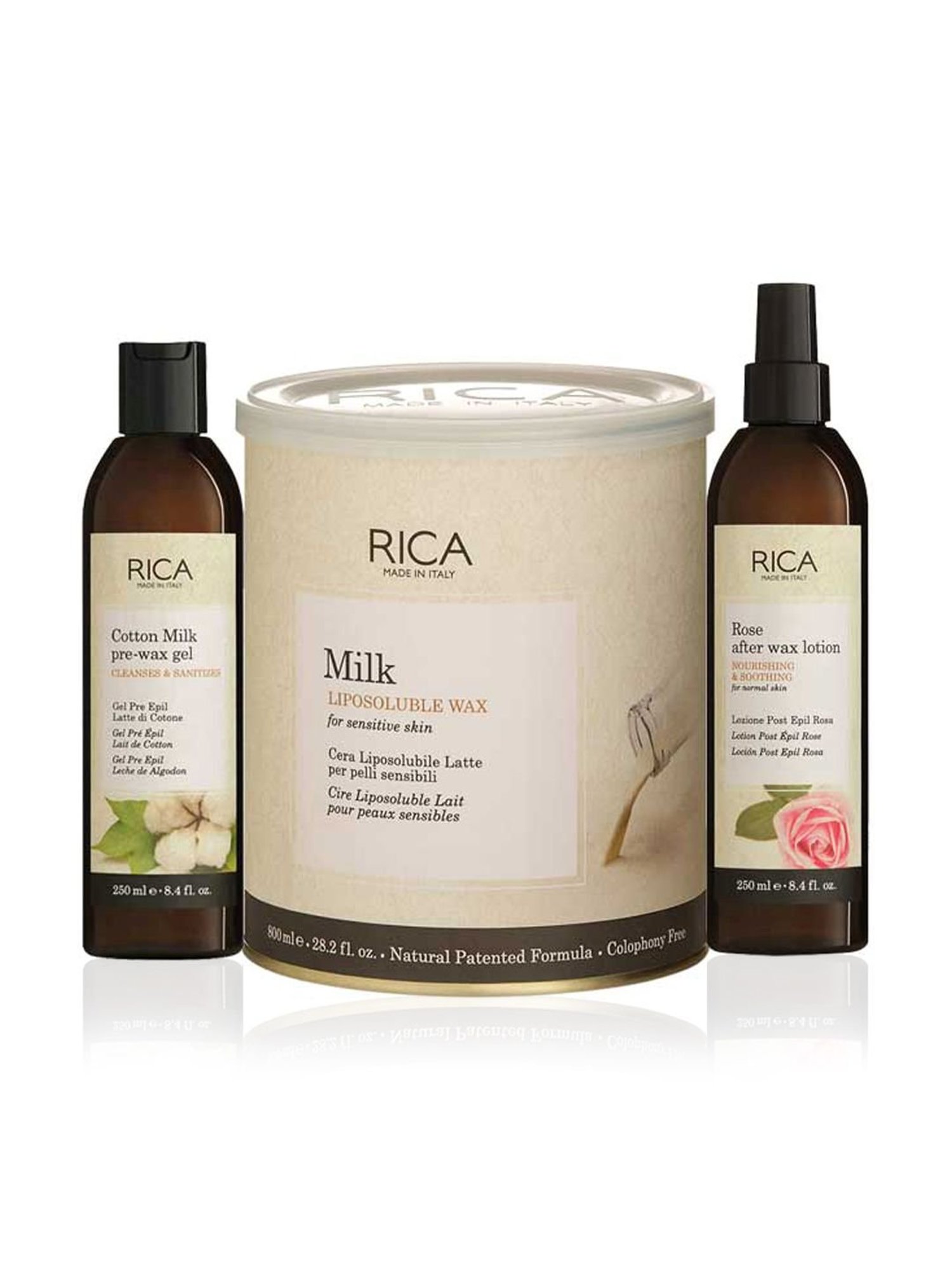 Rica Milk Wax Combo Kit 3