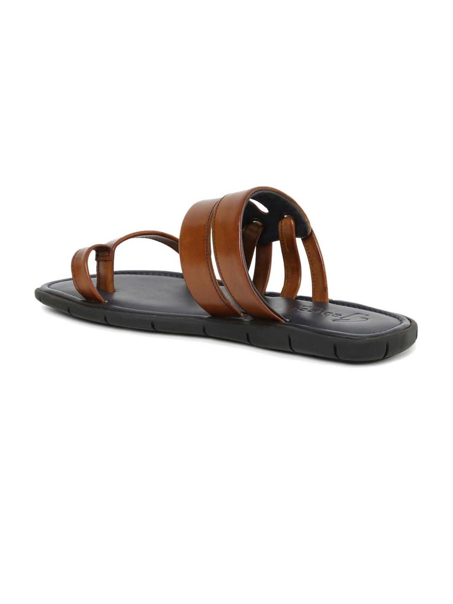 Gabicci Men's Rich Tan Toe Ring Sandals