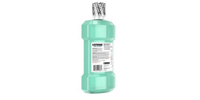 Listerine Zero Cool Mint Alcohol-Free Mouthwash - 50.72 fl oz