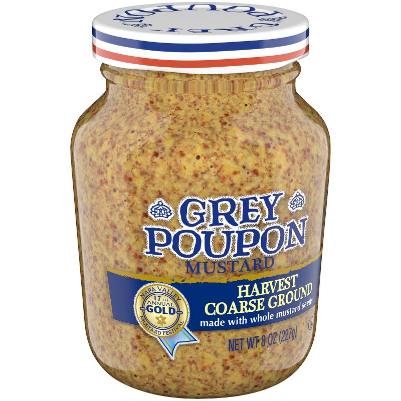 Grey Poupon Mustard Harvest Coarse Ground - 8oz