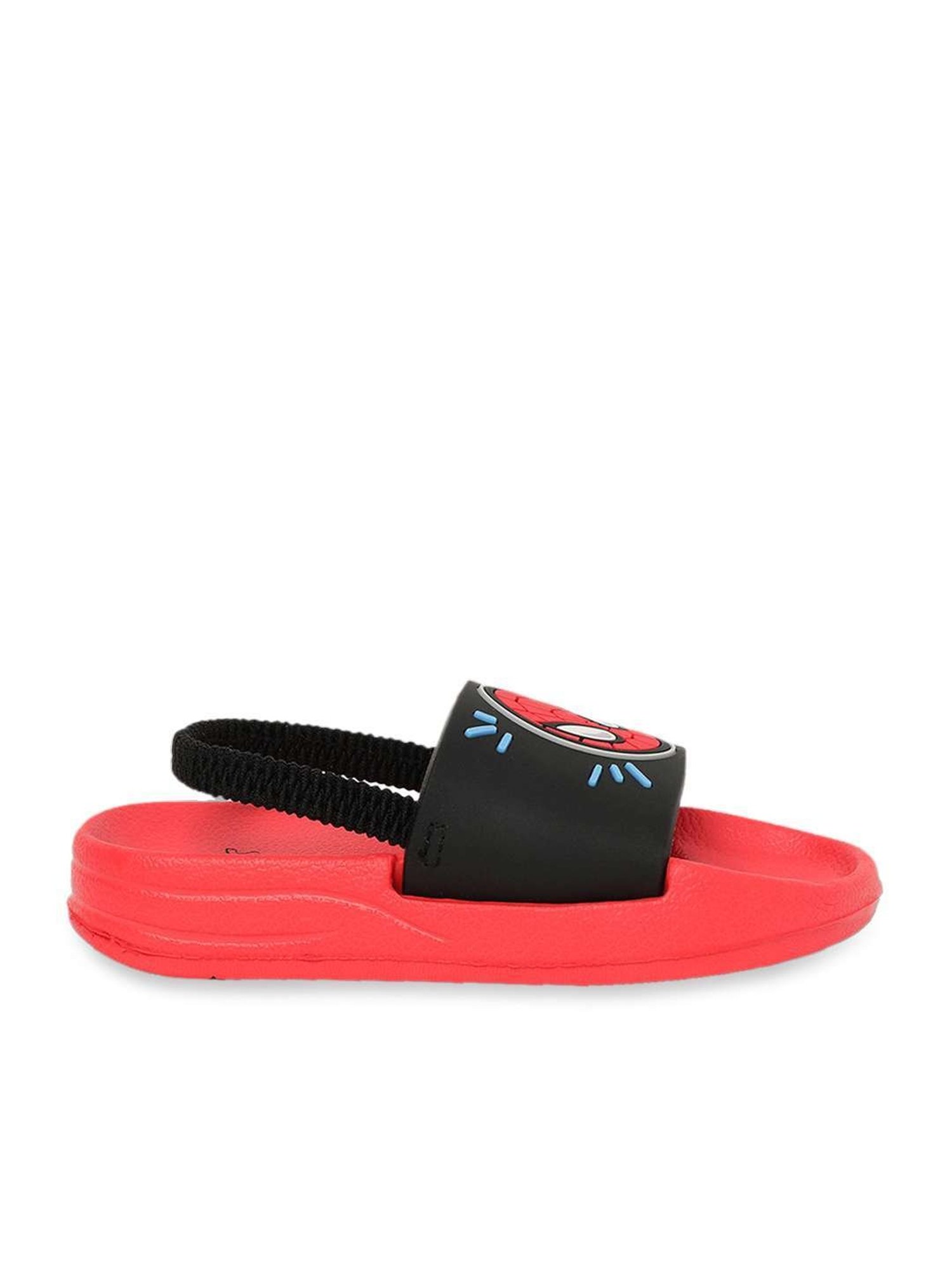 Fame Forever by Lifestyle Kids SPIDERMAN Black & Red Back Strap Sandals