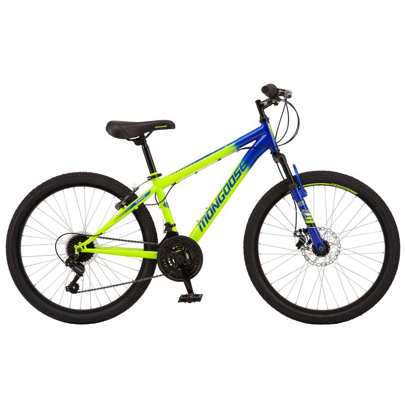 Mongoose Scepter 24" Kids' Mountain Bike - Green/Blue