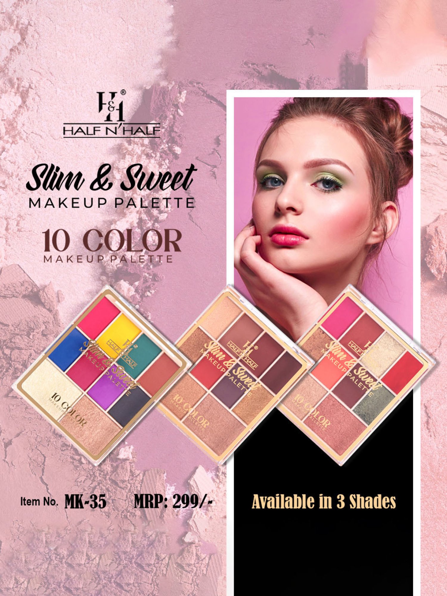 Revolution Pro Glam Mood Face Palette Medium