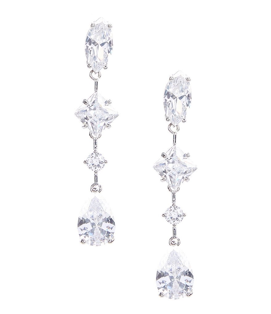 C by Cezanne Linear Earrings