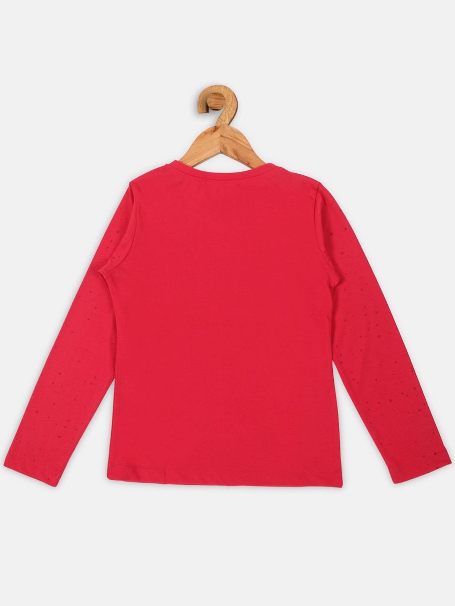 NINS MODA Kids Pink Sequence Full Sleeves Top