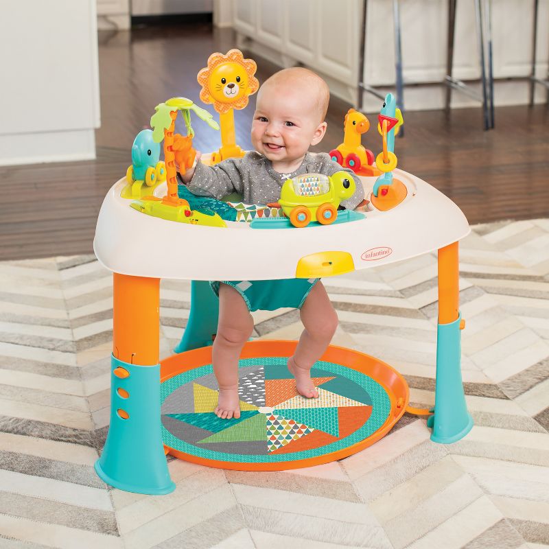 Evenflo Exersaucer Tiny Tropics 2-in-1 Baby Seat + Doorway Jumper