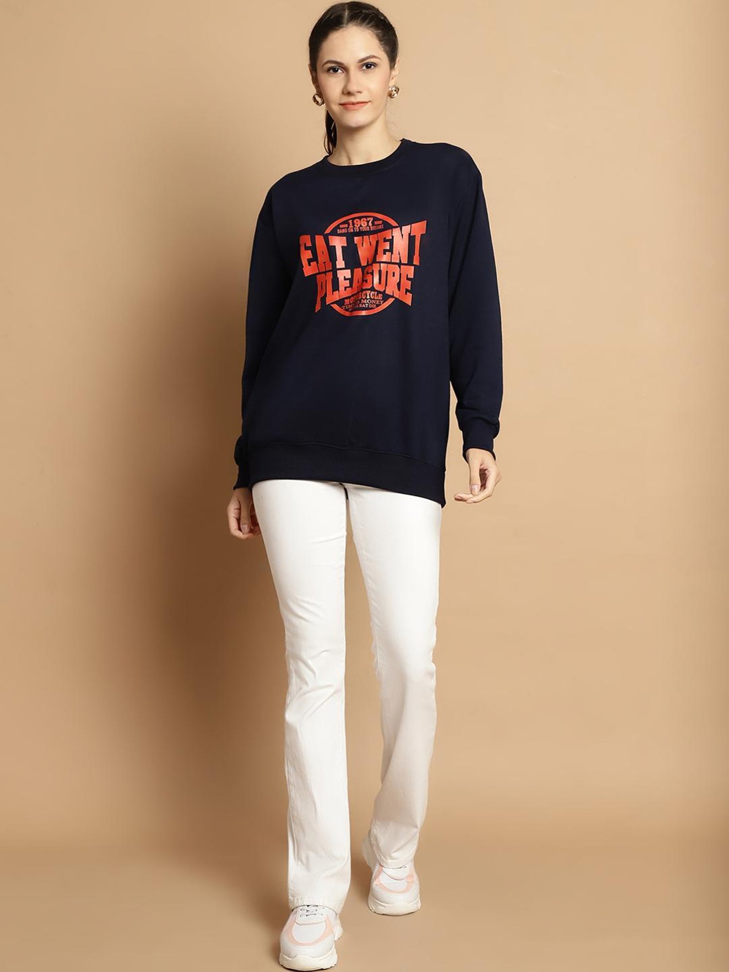 Vimal Jonney Navy & Grey Printed Sweatshirt - Pack Of 2