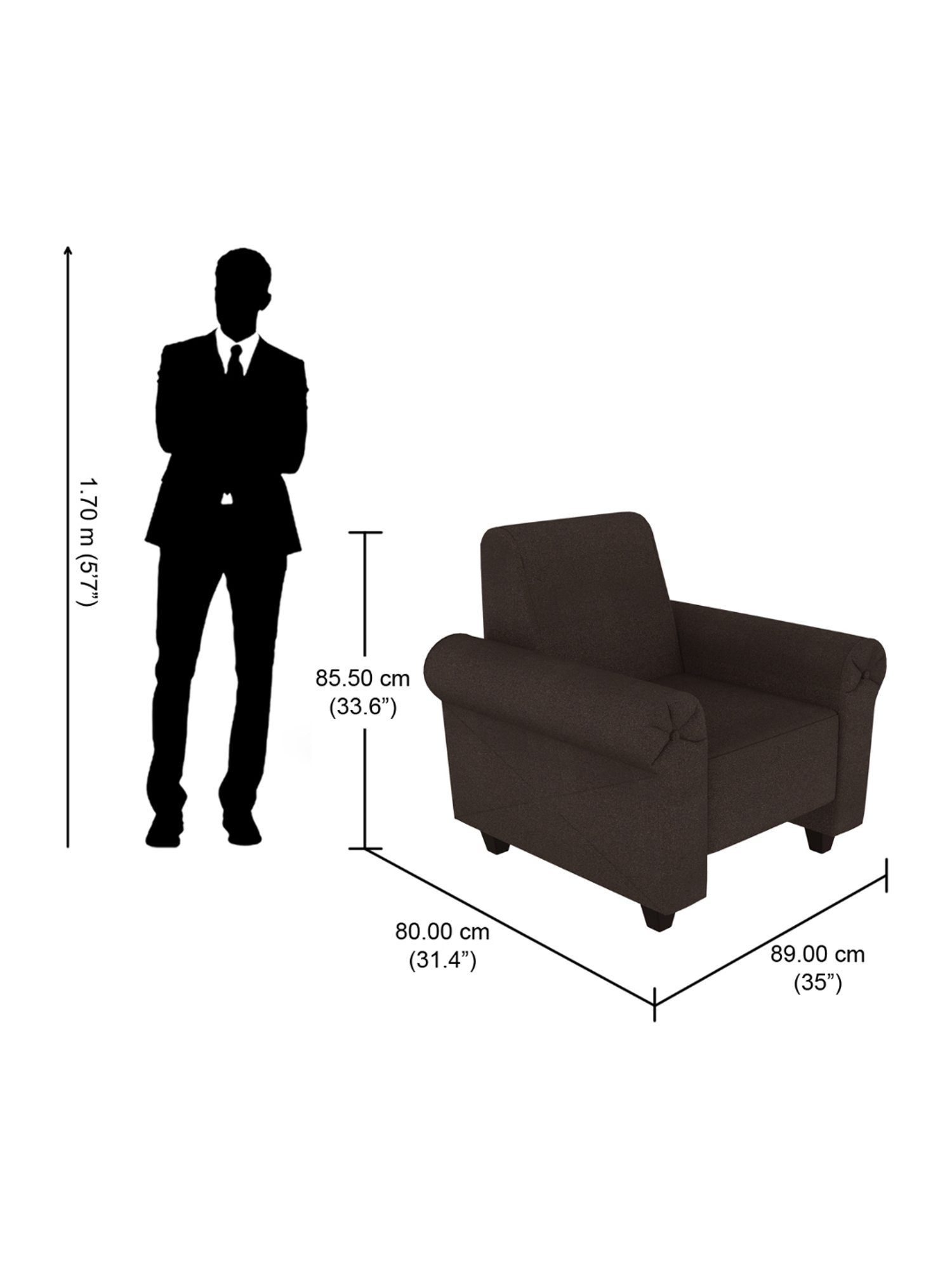 Queen Brady Convertible Sofa with Storage Gray - Serta