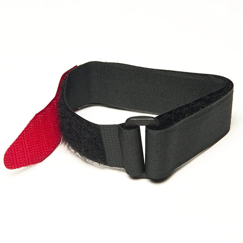 AllPurpose Straps | Strong Reusable | Perfect for Fastening Wires Organizing Cords | Black 18in x 1in | 2 Count