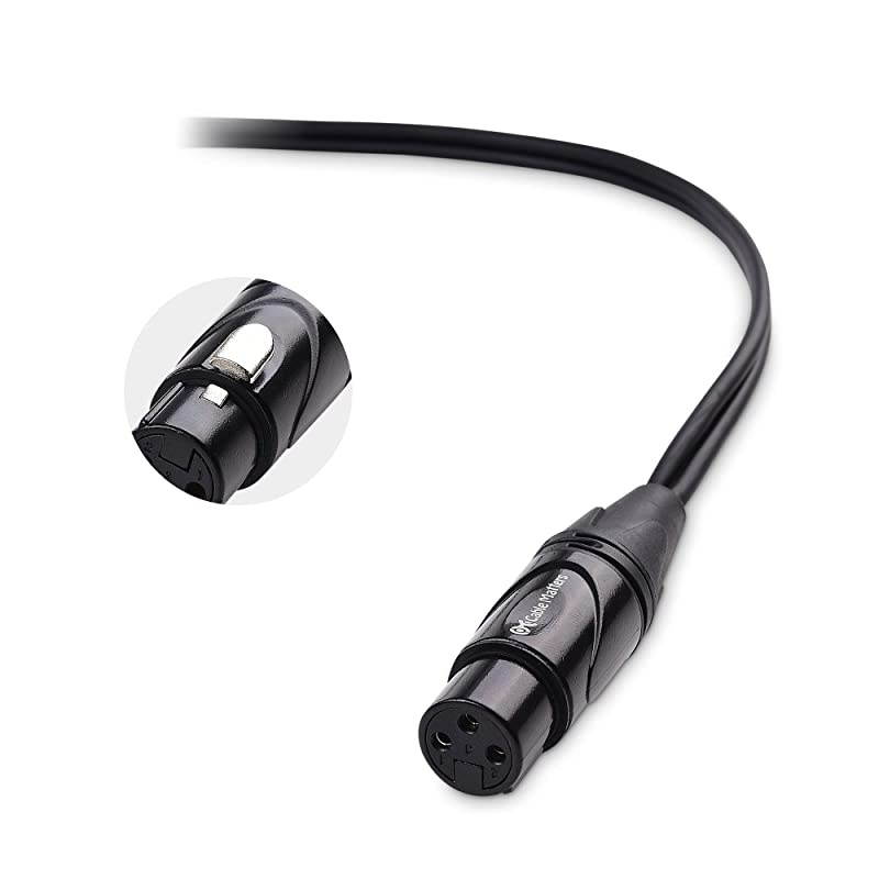 XLR Splitter Female to 2 Male XLR Y 18 Inches