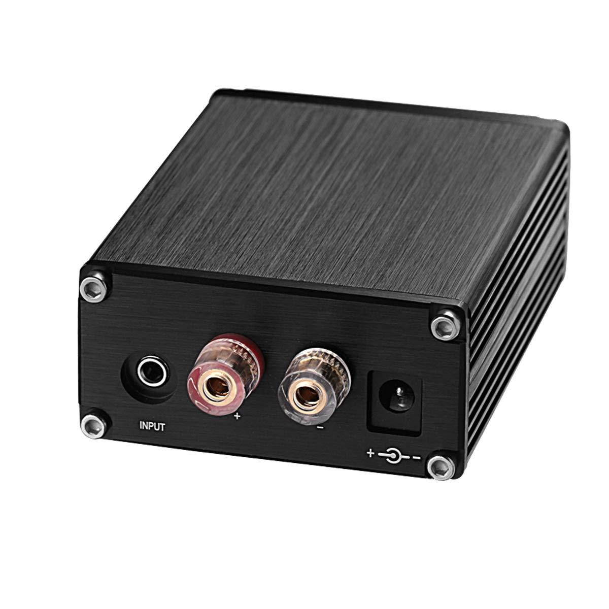 Nobsound 100W Full Frequency Mono Channel Digital Power Amplifier Audio Mini Amp Home Speaker with Power Supply (Black)