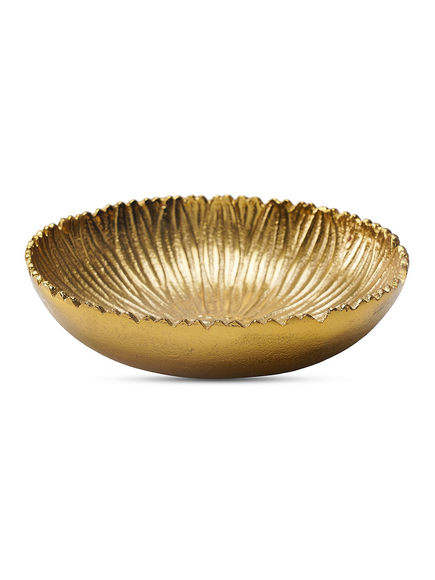 Pure Home and Living Gold Glass Solid Decorative Bowls