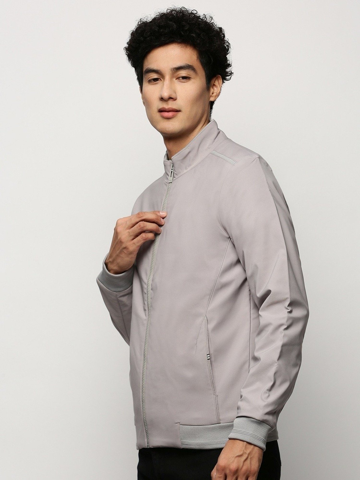 SHOWOFF Grey Slim Fit Jacket