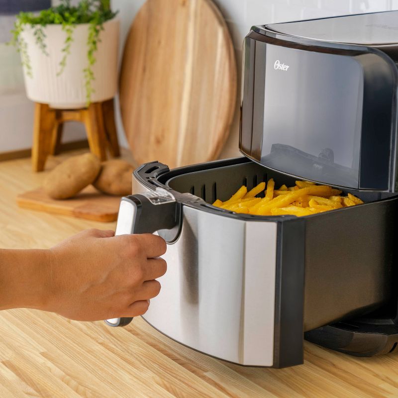 Oster DiamondForce Nonstick  XL 5qt Digital Air Fryer with 8 Functions - Black