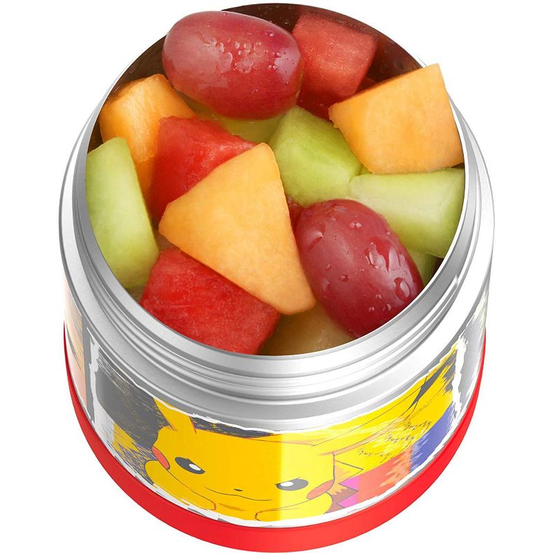 THERMOS FUNTAINER 10 Ounce Stainless Steel Kids Food Jar, Pok'emon