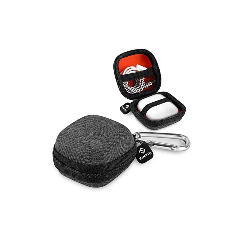 Case for AirPods Hard EVA Shockproof Portable Full Protective Cover Carrying Bag Compatibe with AirPods 1 and AirPods 2 Charging Case Accessories Denim Gray