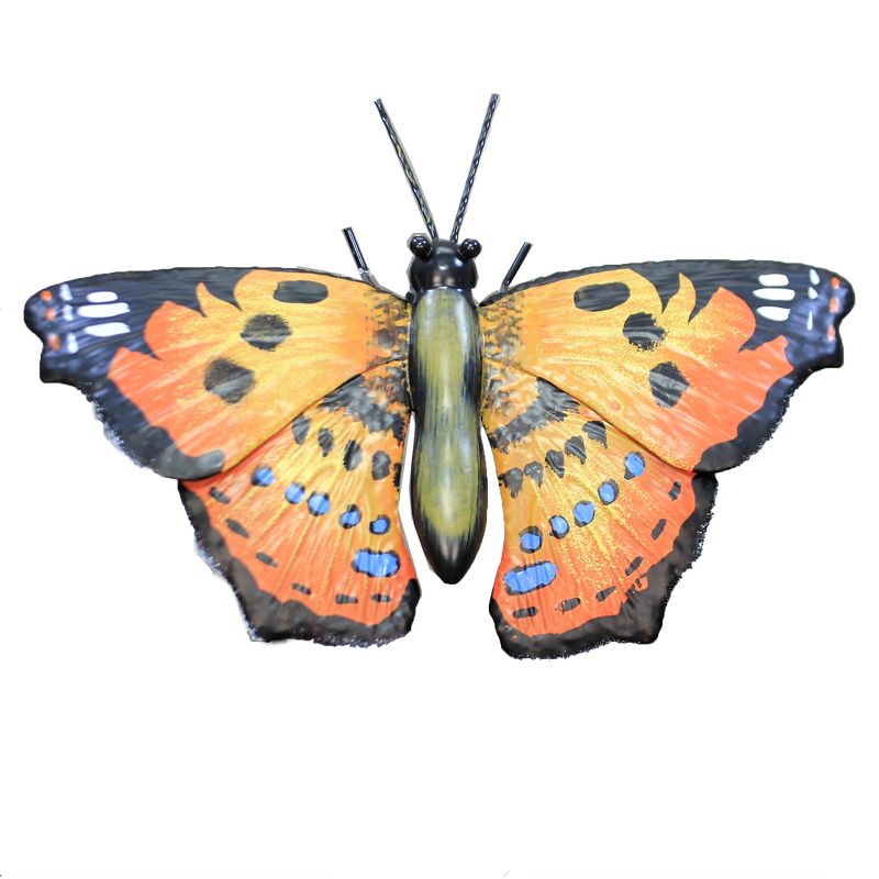 Home & Garden 30.0" Butterfly Painted Lady Stake Yard Decor Regal Art & Gift  -  Decorative Garden Stakes