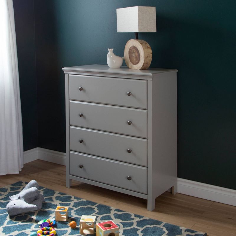 County Line 4 Drawer Chest Rum Walnut - Sauder