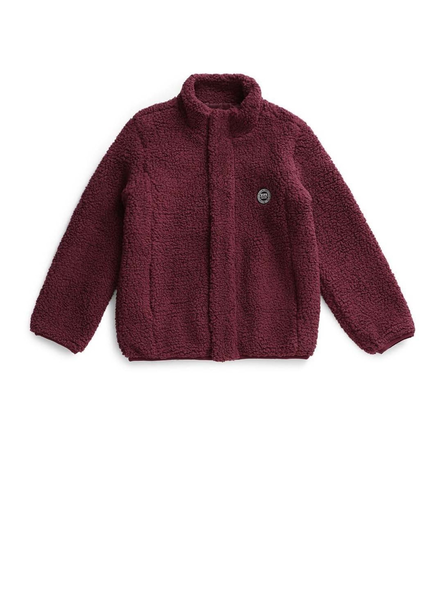 Allen Solly Junior Navy & Green Color Block Full Sleeves Jacket