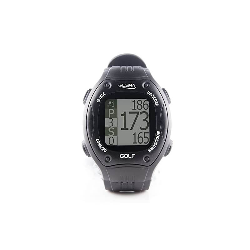 GT1 Golf Trainer GPS Golf Watch Range Finder, Preloaded Golf Courses, no Download no Subscription, Black, incl. US, Canada, Europe, Australia, New Zealand