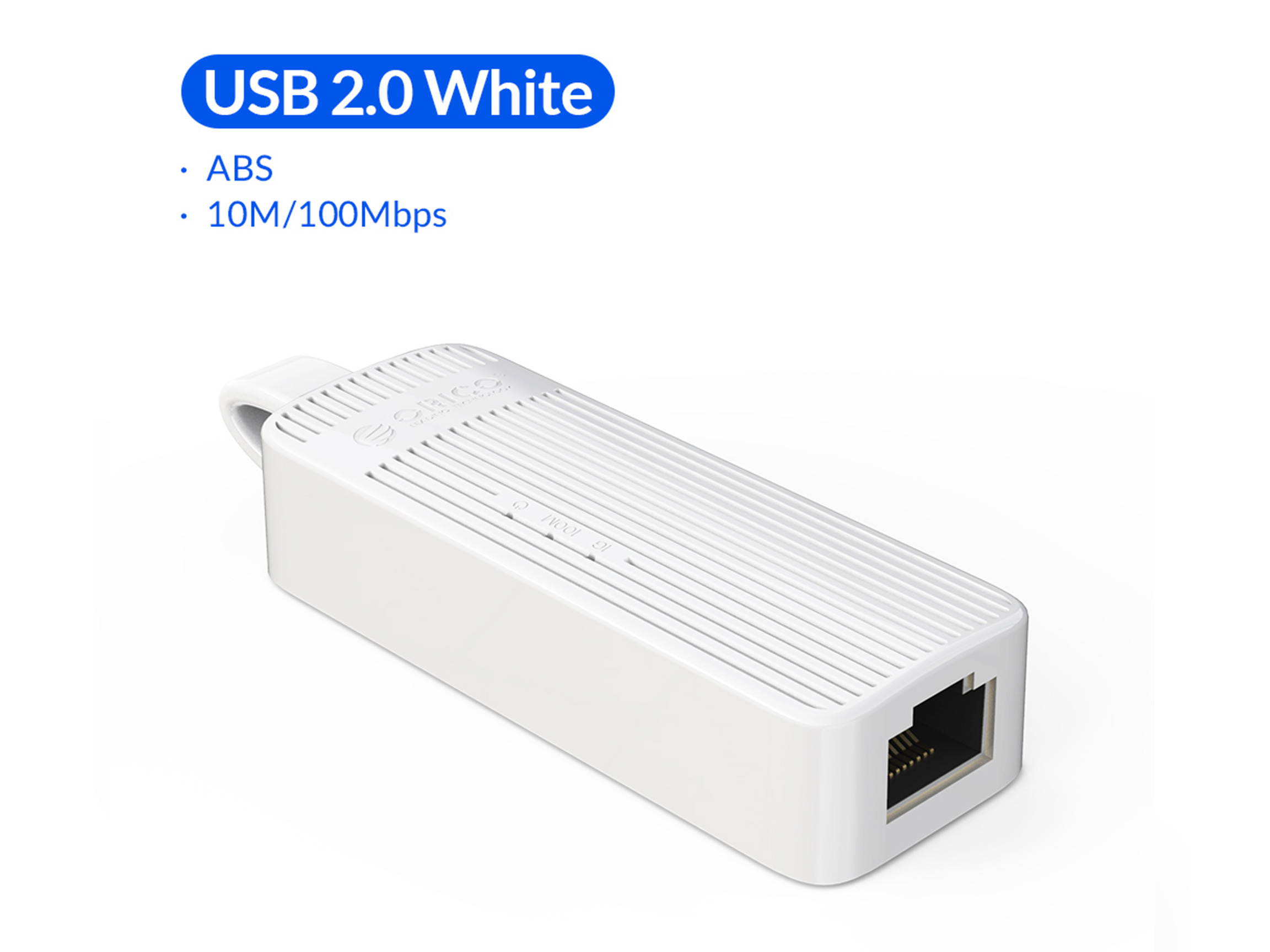 ORICO Mini USB2.0 Lan Adapter RJ45 Ethernet Network Card  Driver-Free For Windows XP, Vista, 7, 8, 8.1.10, Mac OS and Linux
