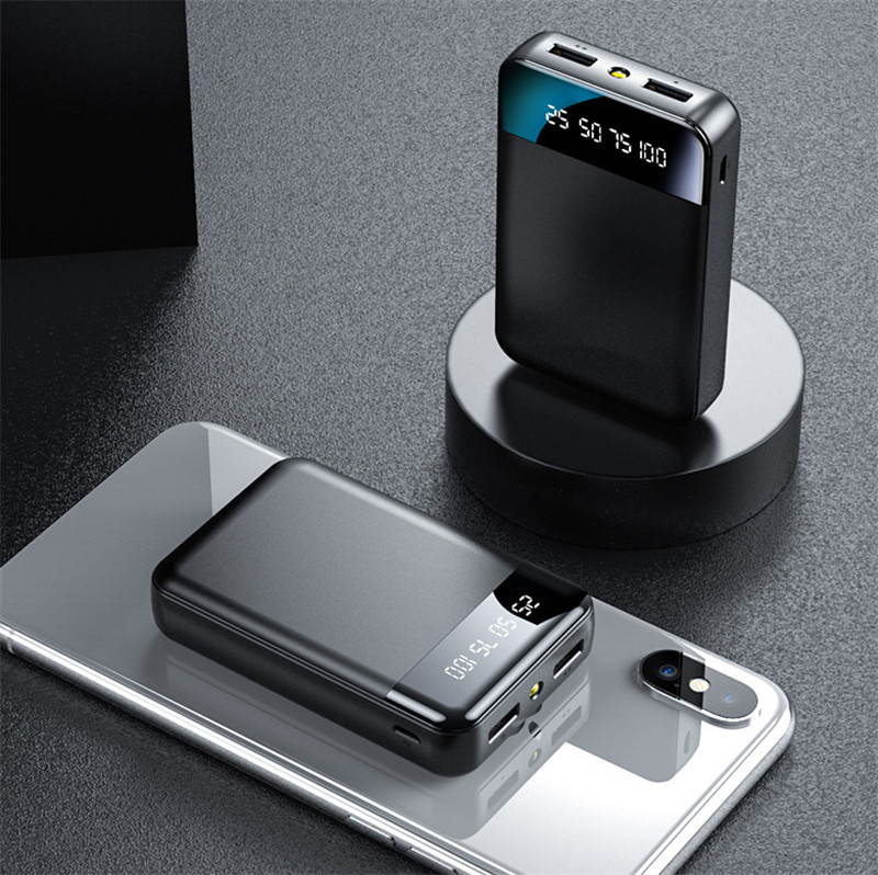 6,000mAh Power Bank For Xiaomi Mi Iphone 8 External Battery Portable Charger Double USB Powerbank Mini Powerbank Bateria Externa