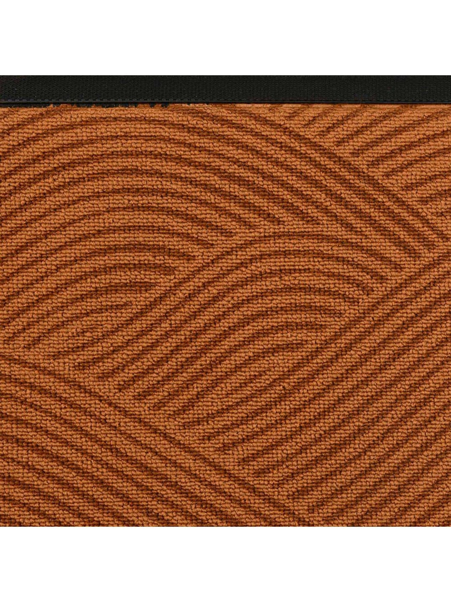 @home Brown Fiber Wavy Anti-Slip Door Mat