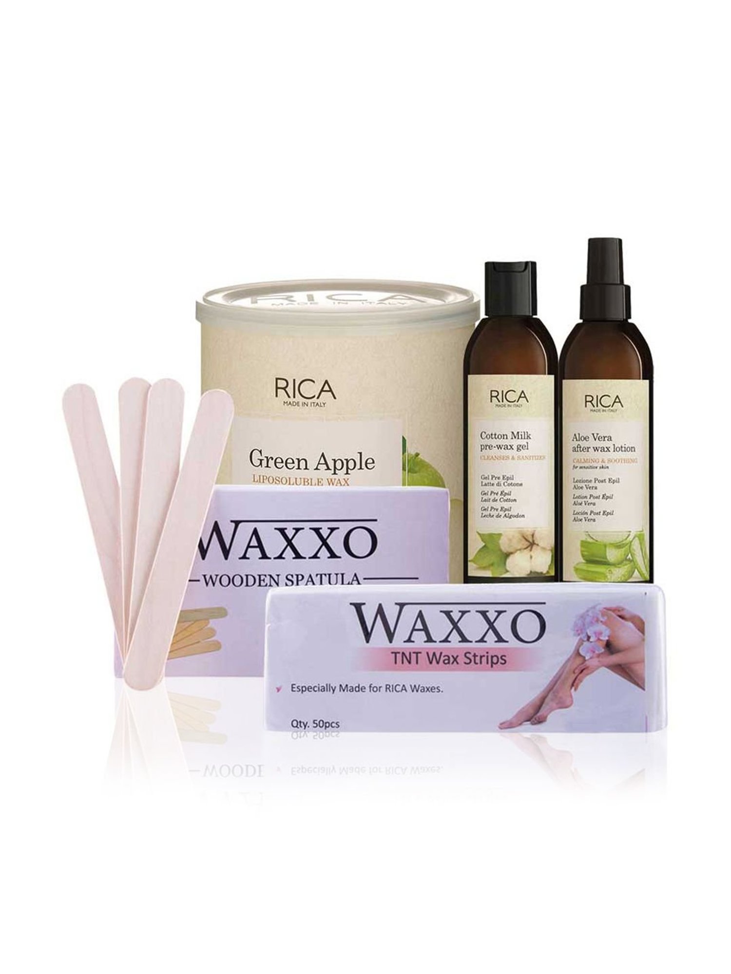 Rica Wax Green Apple Body Waxing Kit 1