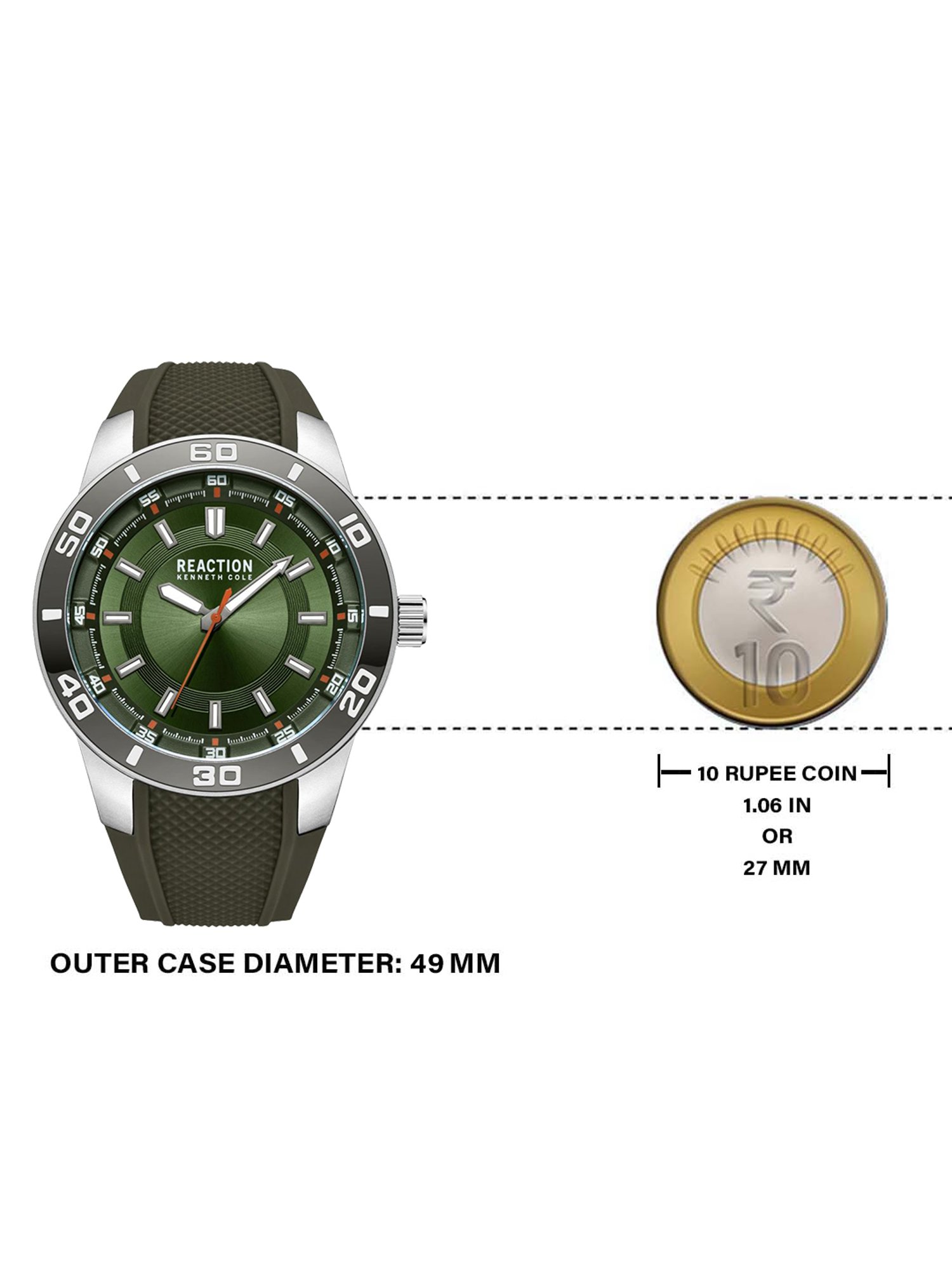 Reaction Kenneth Cole KRWGM9006204 Analog Watch for Men