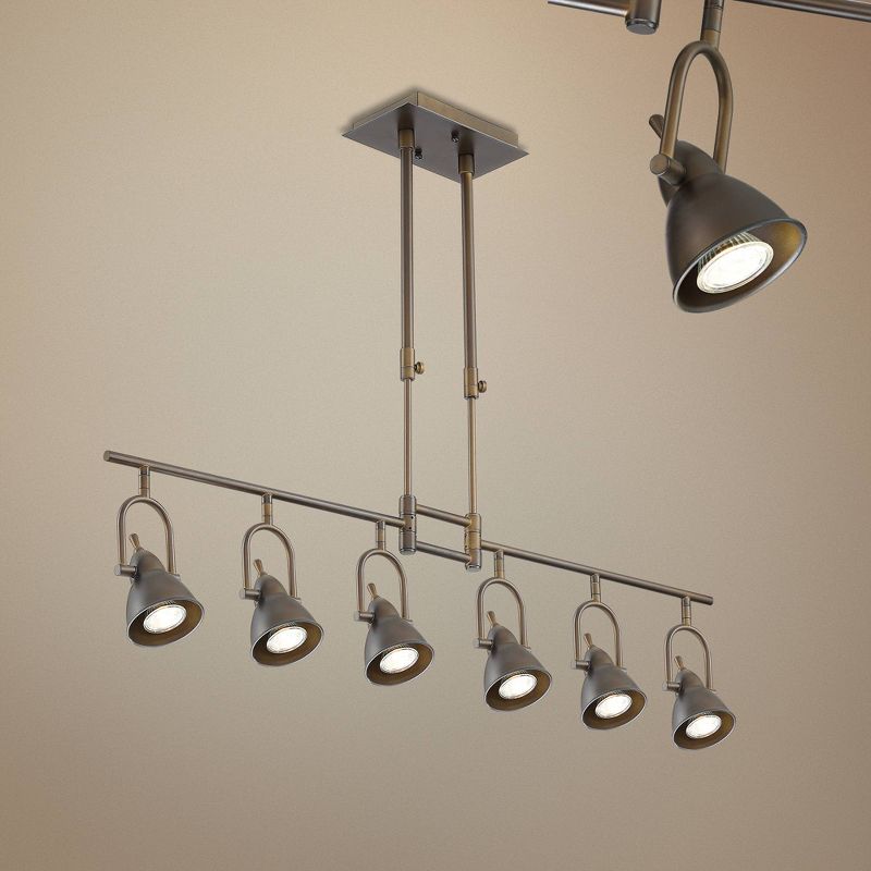 Pro Track Burnham 6-Light Bronze LED Track Fixture