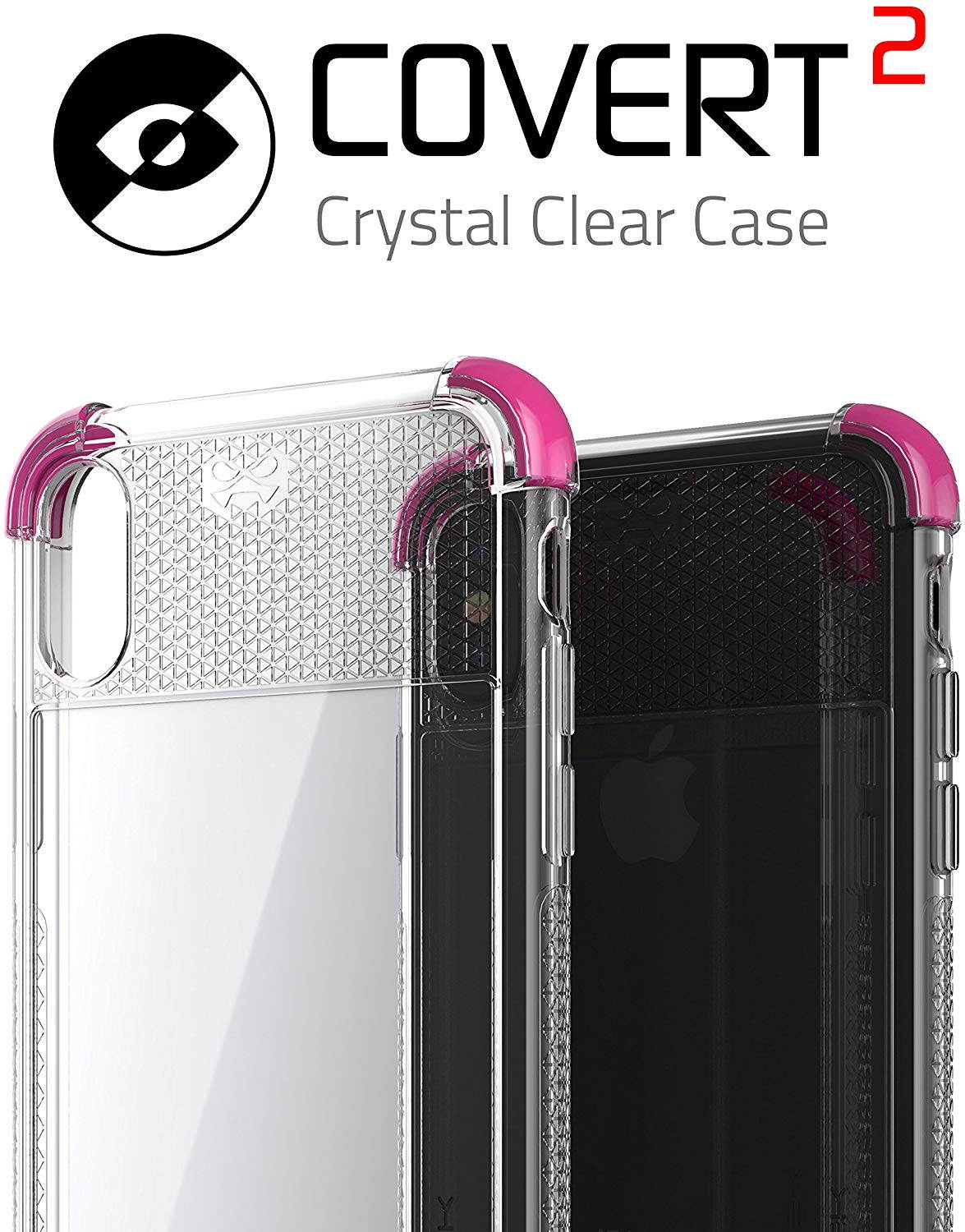 Moshi Vitros Clear Case for iPhone 11 - For Apple iPhone 11 Smartphone - Clear, Raven Black - High Gloss