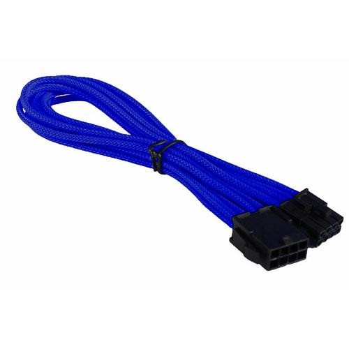 BattleBorn 8 Pin PCI-E Premium Sleeved Braided Extension Cable - Dark Blue