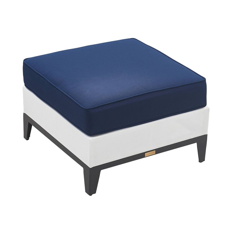 Mirabelle Outdoor Ottoman - Gold - Adore Decor