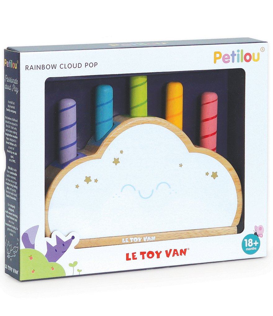 Le Toy Van Rainbow Cloud Pop Toy