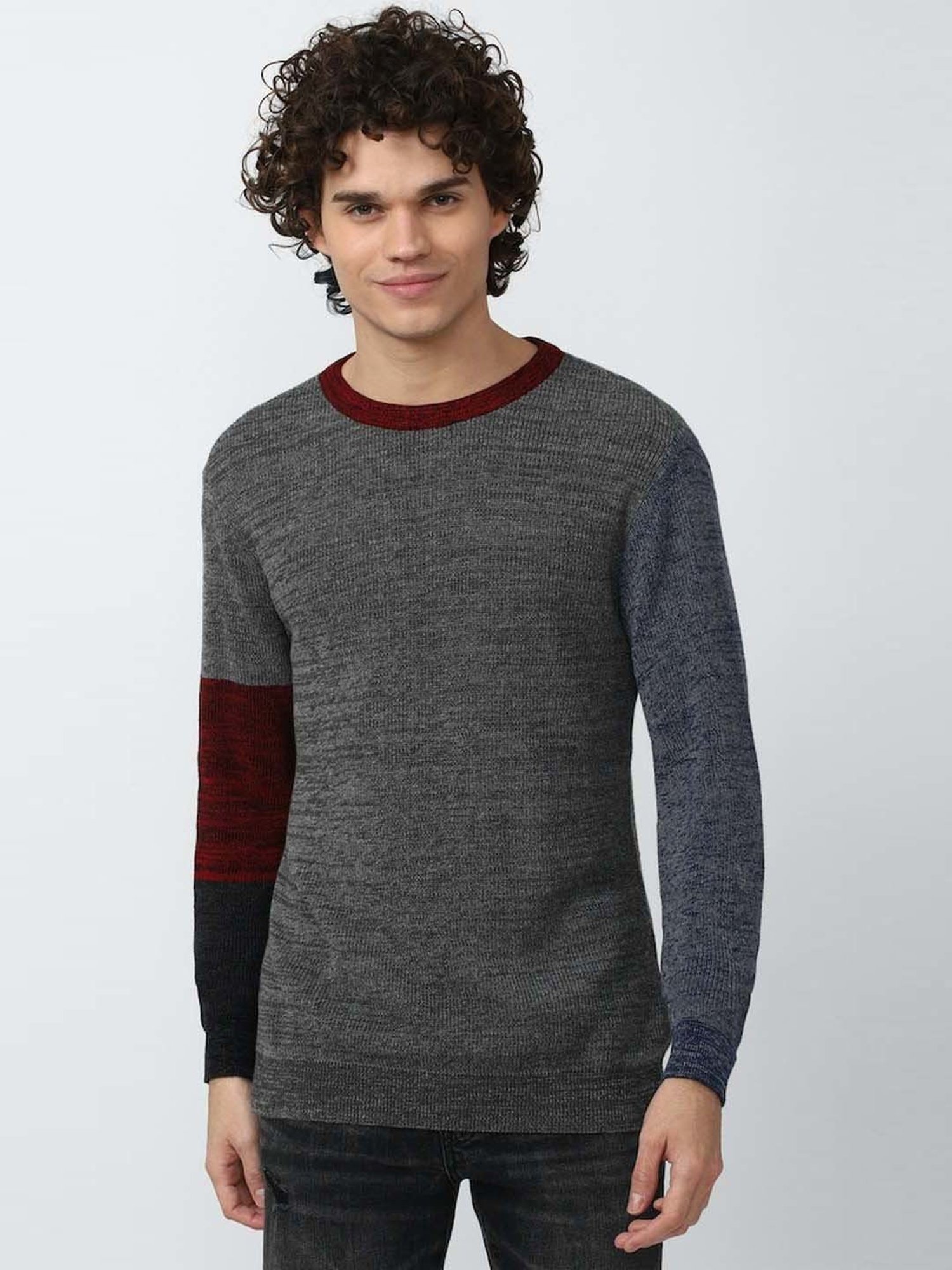Forever 21 Multi Cotton Regular Fit Sweaters