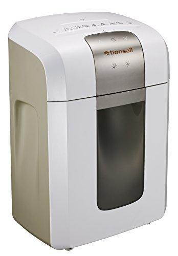 Bonsaii EverShred Pro 3S16 Heavy duty 12-Sheet Cross-Cut Paper/CD/Credit Card Shredder, Quiet Operation with 60 Minutes Running Time, White