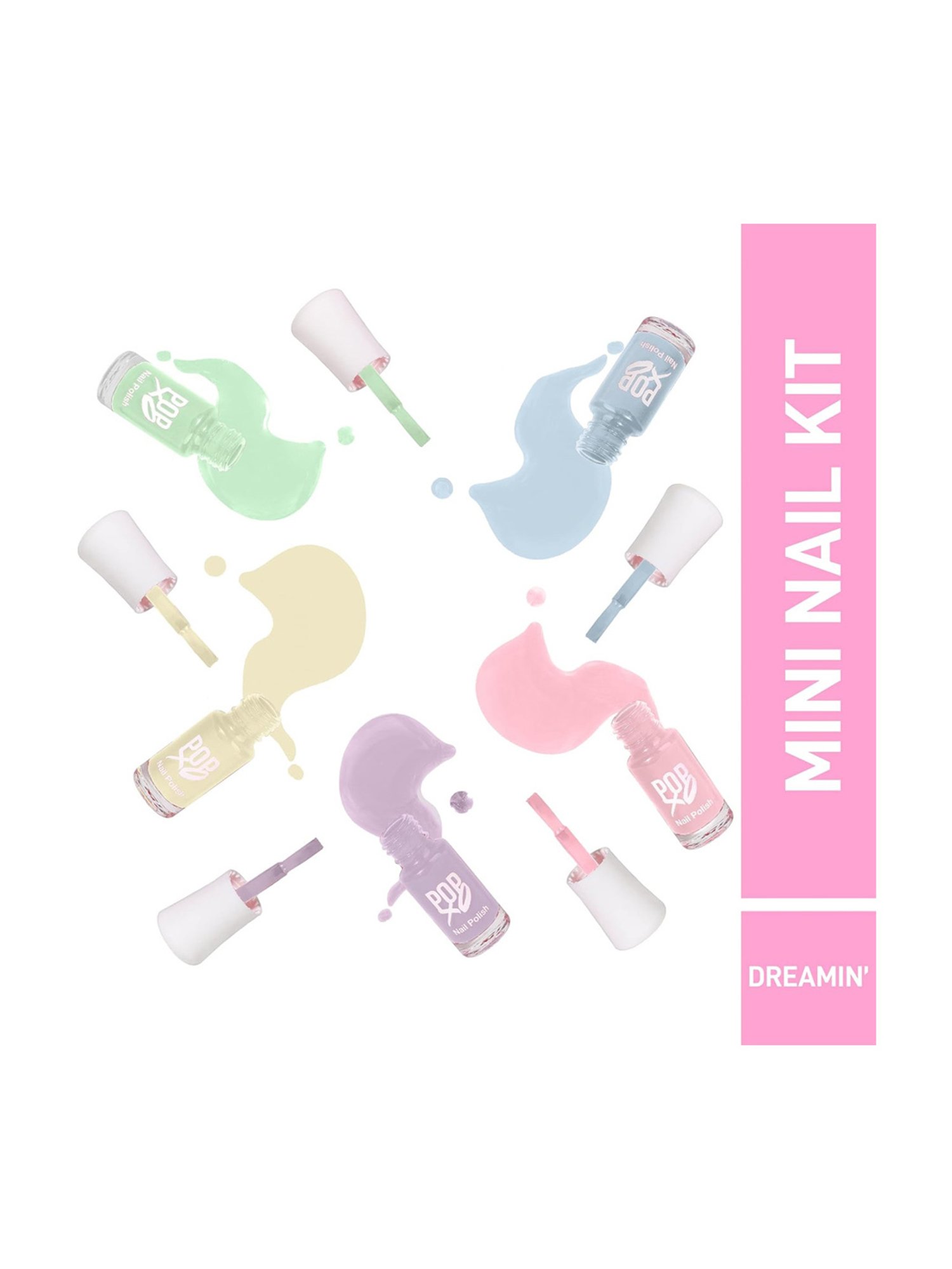 MyGlamm POPxo Makeup Collection Mini Nail Kit-Dreamin (Pack of 5)