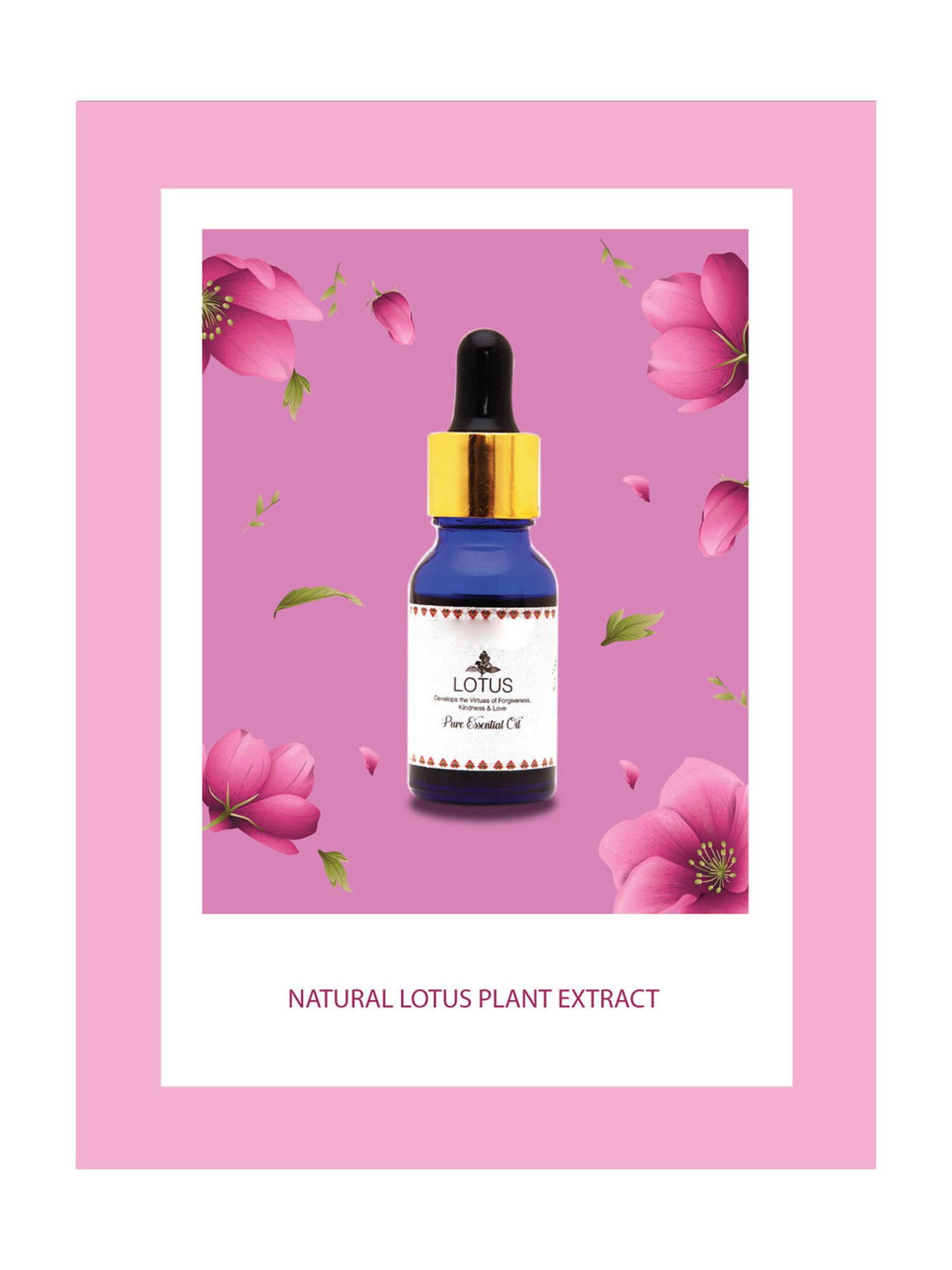 Holistic Healings By Shaveta Lotus Essential Oil - 15 ml