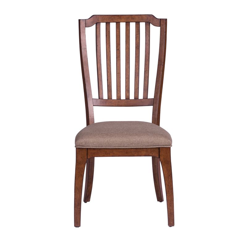 Spindle Back Side Chair in Brown - Liberty Furniture