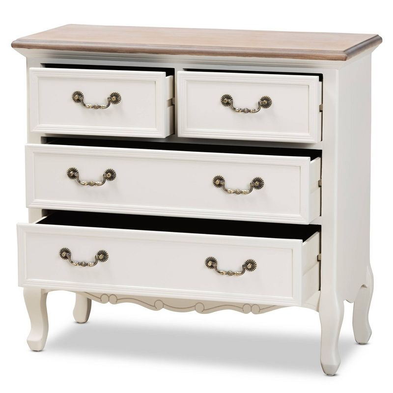 County Line 4 Drawer Chest Rum Walnut - Sauder
