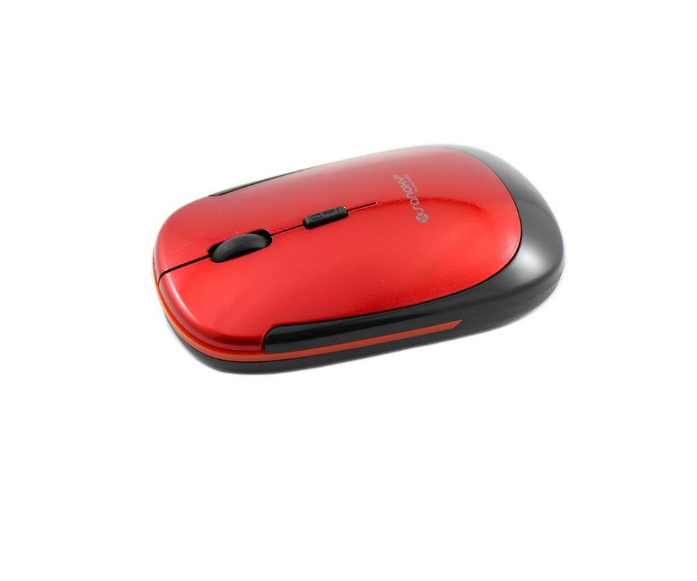 SANOXY 2.4G Wireless Slim Flat Mouse for Computer/Laptop HIGH  DPI  (White&Black)