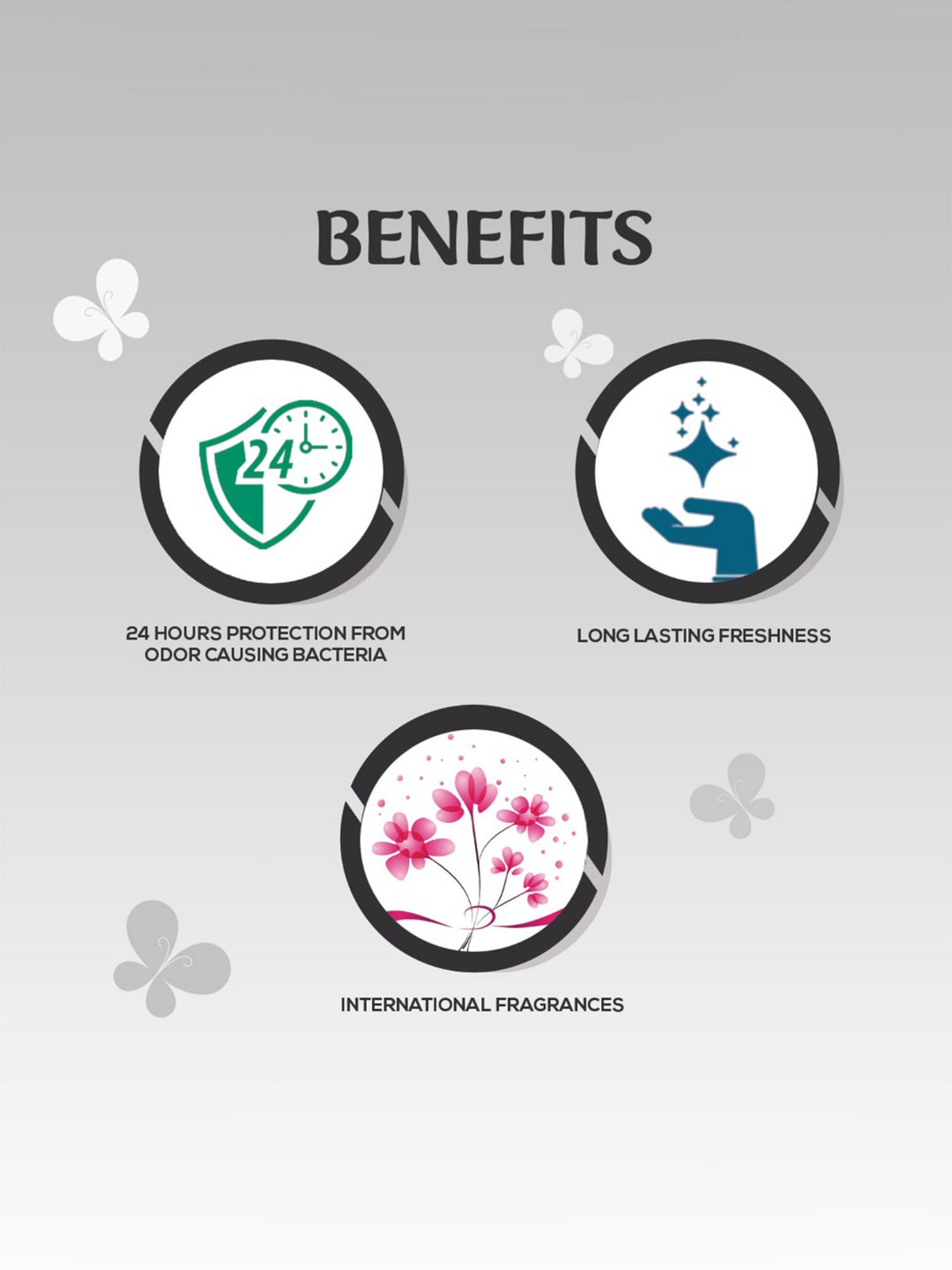 Spinz Black Magic Perfumed Deo for Women - 200 ml