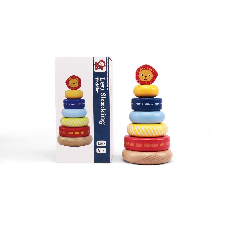 Leo & Friends Leo Stacking Toddler Ring Tower
