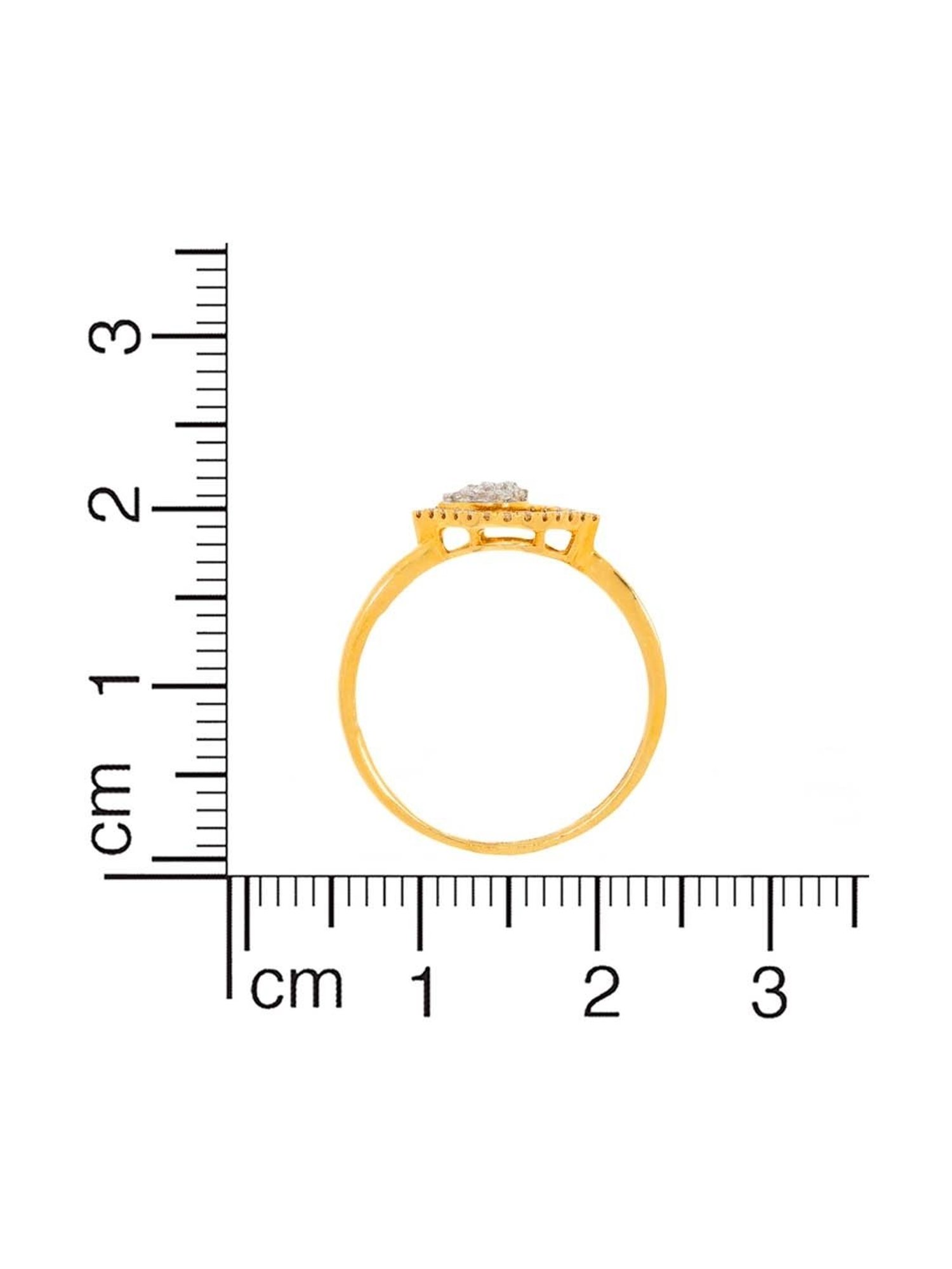 Waman Hari Pethe Jewellers 18k Gold & Diamond Ring for Women