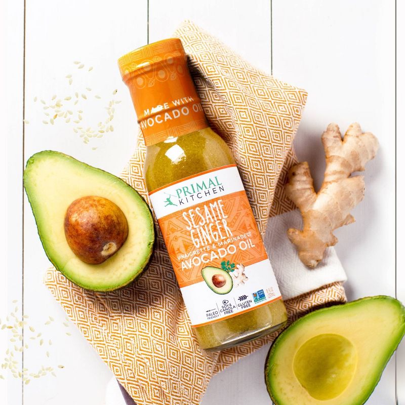 Primal Kitchen Sesame Ginger Vinaigrette with Avocado Oil - 8fl oz