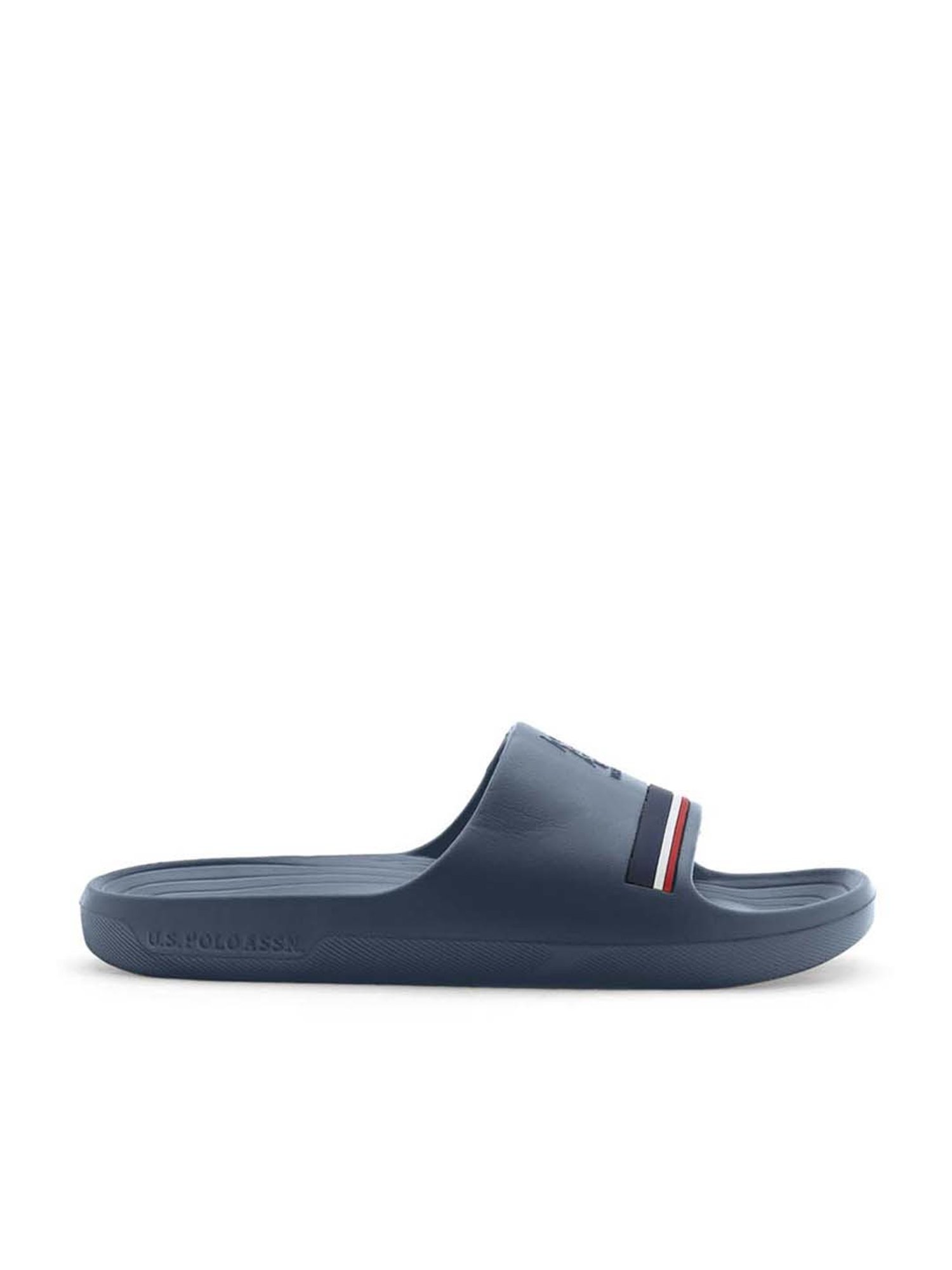 U.S. Polo Assn. Men's Navy Slides