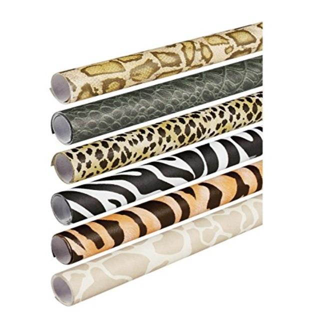 Pacon Rolls Safari Prints Fade-Resistant 24"Wx8'L 6/CT AST 56920