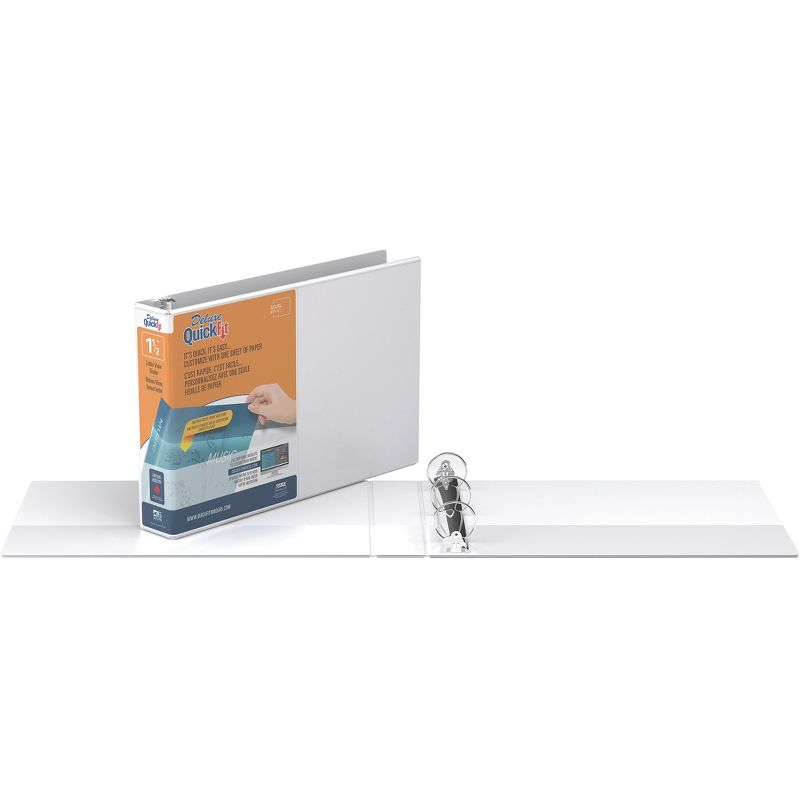 QuickFit Deluxe Heavy Duty 1.5 View Binder 97120