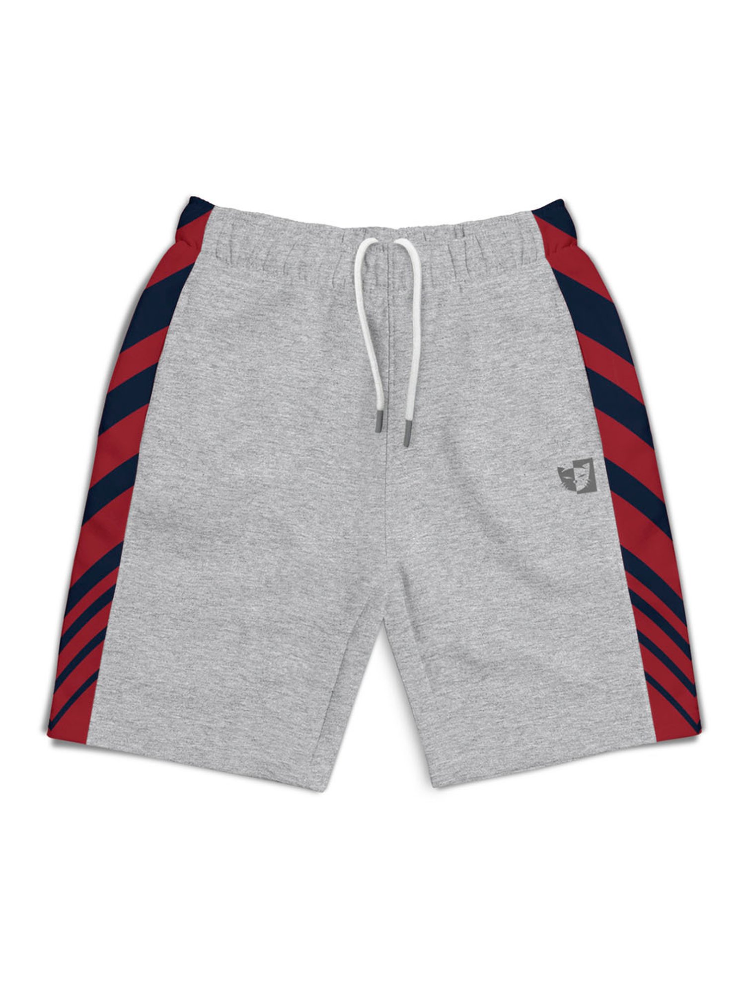 HELLCAT Kids Grey & Navy Printed Shorts (Pack Of 2)