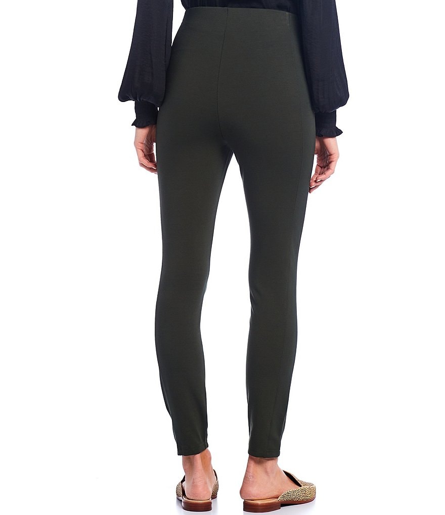 Gibson & Latimer High Rise Seamed Front Pull-On Ponte Leggings